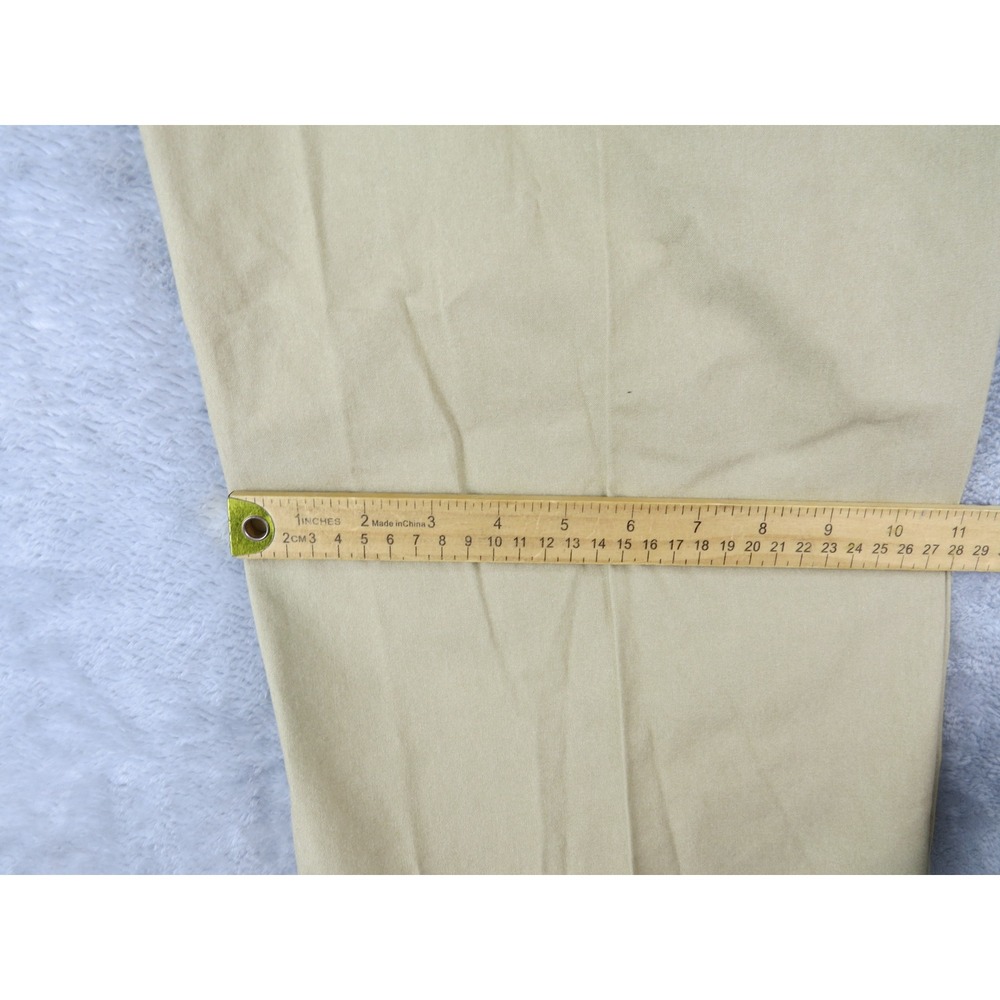 LL Bean Comfort Waist Cargo Pants Mens 44x30 Khaki Tan Utility Chino - Picture 7 of 8